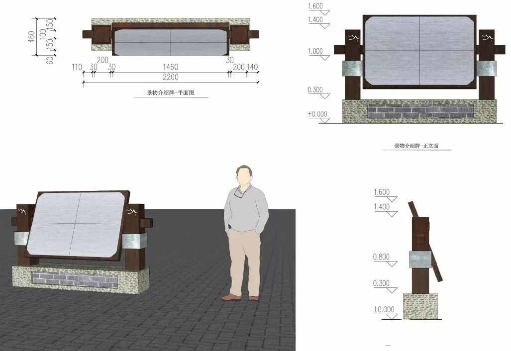 標識牌、景物介紹牌規(guī)劃設計